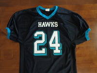 jersey with teal cuffs